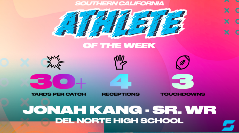 Jonah Kang, Southern California Athlete of the Week