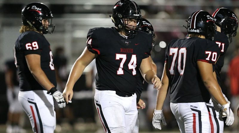 Luke Rogers, Brandon offensive lineman